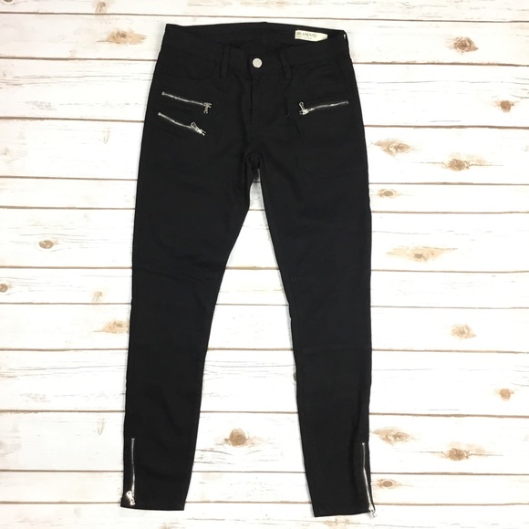 Blank NYC Black Zip Ankle Skinny Pant - Picture 4 of 8